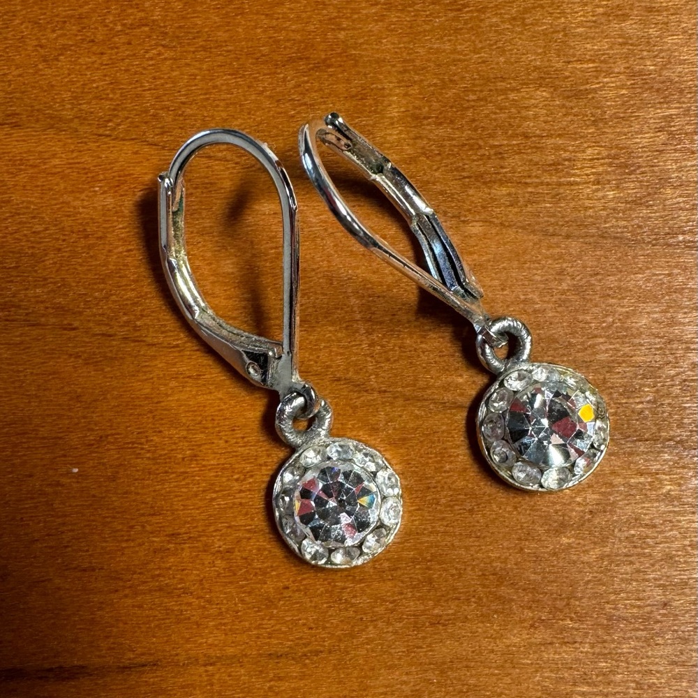 Cookie Lee Sparkly Dangle Earrings